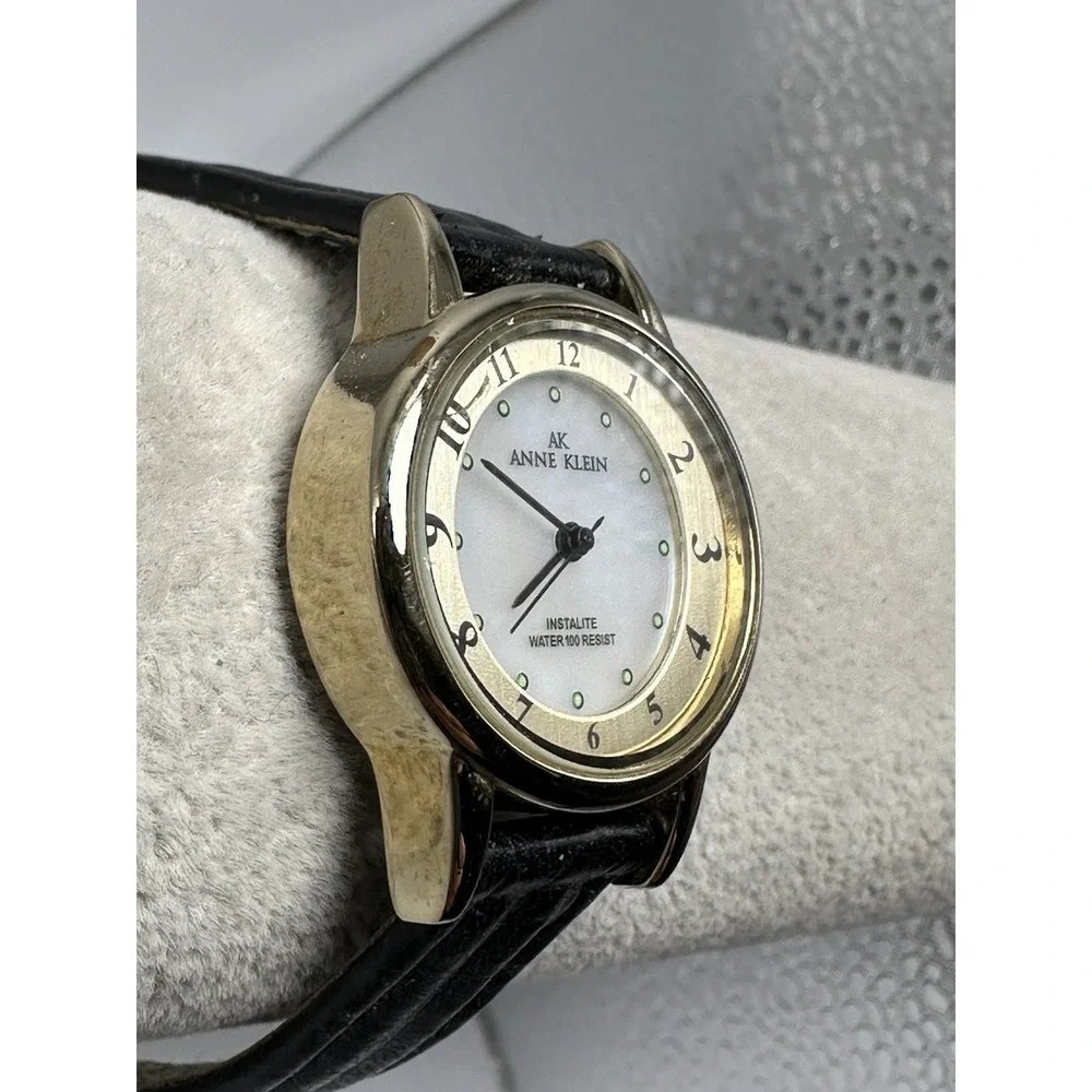 Anne Klein Instalite 10/7160A New Battery Ladies MOP Watch‎ 30MM 6.5